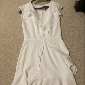 White mini dress fancy